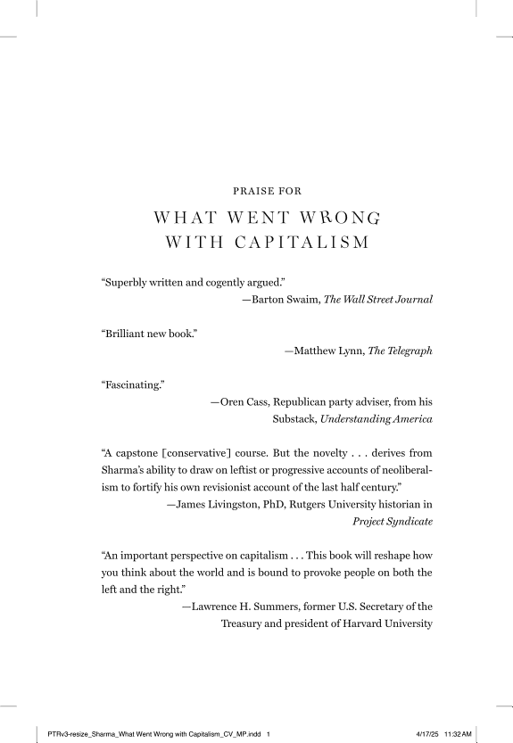 What Went Wrong with Capitalism